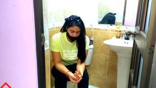 Now One Can’t Go To The Bathroom Alone! Because the same security guard who should watch over the shopping center is jus