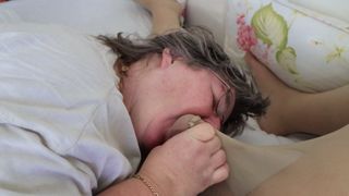 Pantyhose blowjob