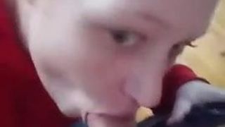 Redhead MILF Drains My Friends Balls