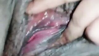 Shaved pussy Hot woman fingering