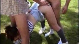 Stephanie se fait partouser chez mon pote