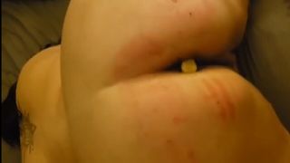 Sugar Daddy Figs BBW Lillith Ann Black and Beats her with Spiked Paddle