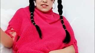 swallowing giant dildo