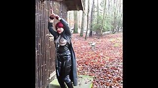 the bitch used in the forest, hard, extrem and deep