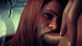 Toplay delicious tasty intense blowjob hot big ass thirsty cock by topplay