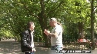 Tourist from Algeria gets ready to fuck