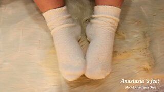 woolen socks 3 (preview) Model Anastasia Gree