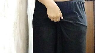 Young new married bhabhi bathing after first nighy