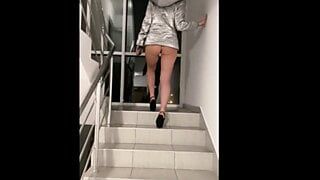 Za Za with a hook in the ass