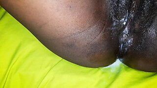 a lot of crap from my pussy so much I try to accumulate in my husband’s balls today he discharged a lot of crap into my