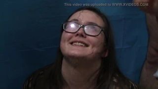 Alice Glasses Cum Shots Bukkake Facial