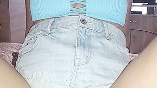 Amateur Does All The Work to fill Tight Pussy with Cum