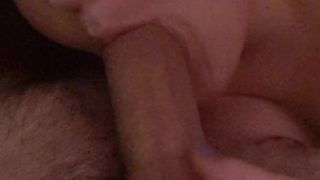 Amazing blowjob and deep throat from my girlfriend