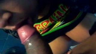 Another bathroom blowjob