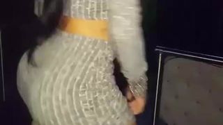 Arab girl in club