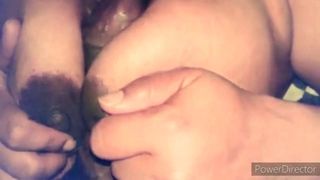 Bangla aunty boobjob