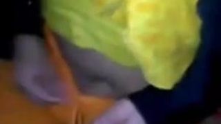 Bangladeshi hijabi bhabi blowjob her dolavai