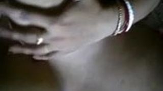 Bengali Boudi Playing With Her Huge Boobs