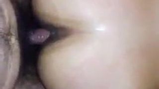 Casada tragando verga de perrito