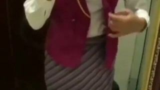 Chinese air hostess
