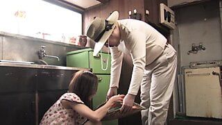 Chinese Gangbang in the Garden House