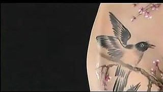 chino art body painting in chine