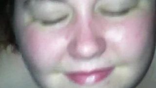 Cum on my whores face