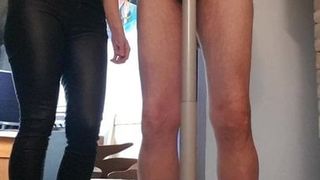 Dancing balls on dicklet