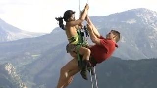 Fucking on high mountain