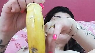 fucking with a banana