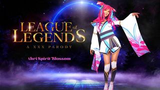 Huge Satisfaction With Eyla Moore As AHRI SPIRIT BLOSSOM from LOL VR porn