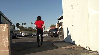 Juliette Bardot holds Jerry’s entire cock deep inside her