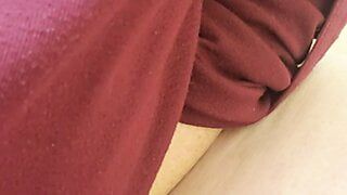 Milf Publicly masturbates in public