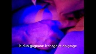 Miss avec un client.