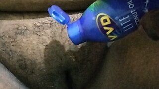 Removing nighty and sucking boobs with wet panties and hot leg massage