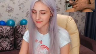 Russia girl Ann aka IForSincerity helping a black man to cum