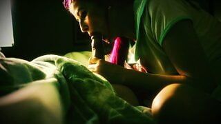 Stepmom Tucks in Tyler With a Special Hug & Feeds Him His Own Sleepy Seed