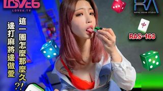 The husband was busy gamble while I was giving a blowjob and fuck to his friend – Asian Wife Cheating