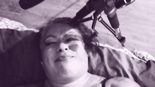 The Slut Playing dress up at home alone