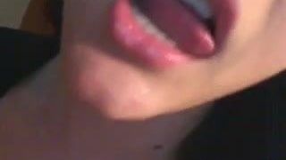 Webcam girl oils Big Breasts,  nipples and lactates (MrNo)