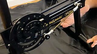 Willie Wanka Max Sex Machine in use slave anal training