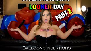 A Very Naughty Looner Day 2-3 Balloon insertion -ImMeganLive