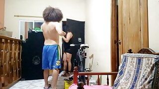 Argentina celebrates Halloween having intense sex with her stepbrother