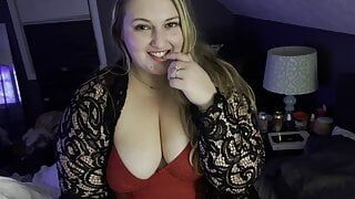 BBW Wife Blowjob Face Fuck, second girl of the night!