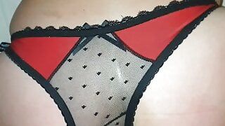 Big ass blonde fucked, cum on tits