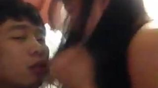 Chinese Couple Selfshot