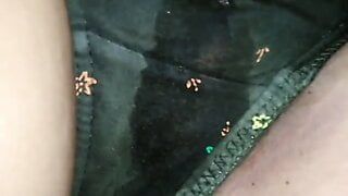 Desi auntie’s wet panty and juicy pink pussy closeup fingering