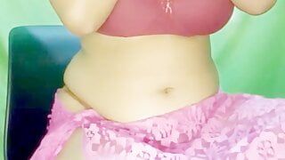 Desi hot bengali shruti bhabhi teasing with her sexy cuvres