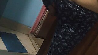 Desi Tamil Bhabi has fingering sex in Alone