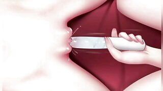 dildo penetrating a virgin pussy